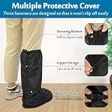 Mybow Walking Boot Cover for Broken Foot Injuries - Black Orthopedic Protector view 5