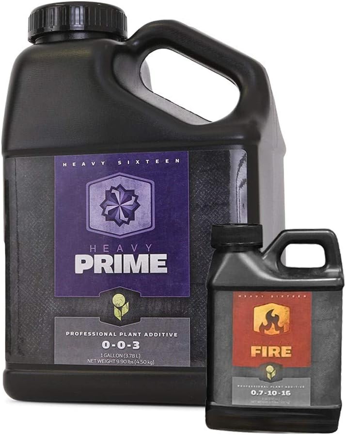 Heavy 16 Prime Gallon + Fire Pint - Hydroponic Bloom Boosting Nutrient Combo
