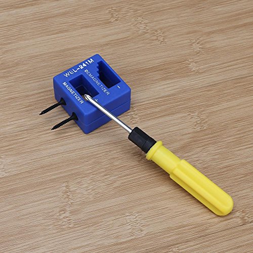 Starnearby Magnetizer Demagnetizer Degaussing Pick up Tool for Screwdriver Tips