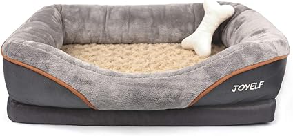 Amazon Com Joyelf Large Memory Foam Dog Bed Orthopedic Dog Bed