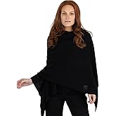 Velanio Cashmere 100% Cashmere Knitted Wrap Pashmina Shawl Extra Large Scarf Stole for Women Travel