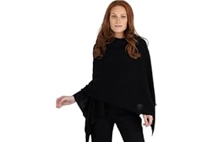 Velanio Cashmere 100% Cashmere Knitted Wrap Pashmina Shawl Extra Large Scarf Stole for Women Travel