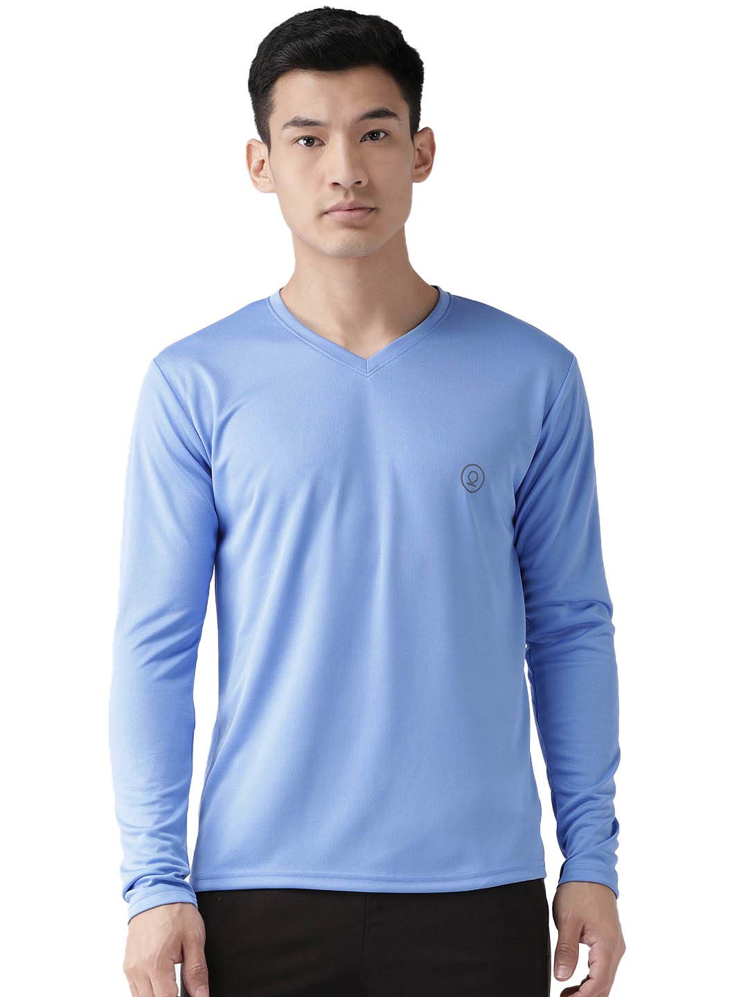 Chkokko Mens V Neck Dry Fit Full Sleeves Gym Sports Desertcart