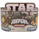 Star Wars Galactic Heroes Figure Set - Princess LEIA (Boushh Disguise) &amp; HAN Solo