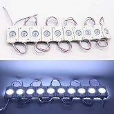 AOOYUANKE LED Module Replacement Lights for Inflatables with Self Adhesive Pad 20Pcs 3030SMD 1LED IP65- Ideal for Yard Holiday Inflatables, Christmas Blowups,Advertising Signs,Cabinet(White Light)