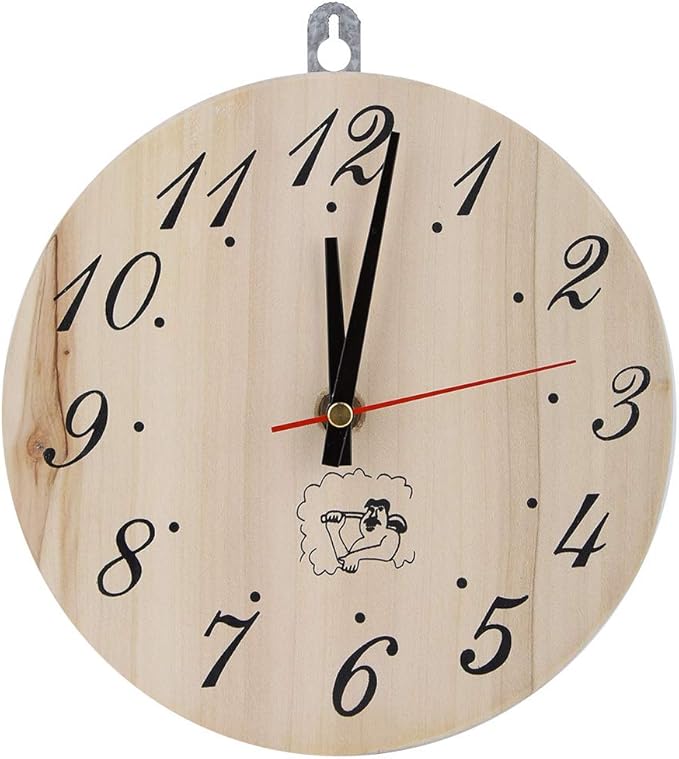 Jeffergarden 8in Sauna Clock Dekorative Timer Clock für Sauna Zubehör