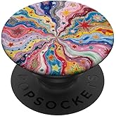 Colorful Cosmic Star Swirl Pattern PopSockets Adhesive PopGrip