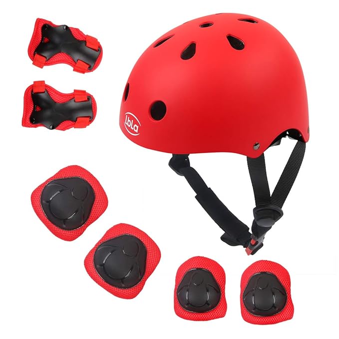 LBLA Helmet and Pads for Kids 38 Years Toddler Helmet,Kids Bike