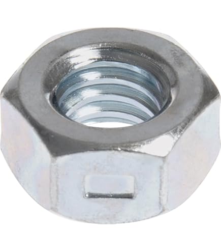 The Hillman Group 58466 Hex Center Lock Nut, 1/4-20-Inch, 25-Pack