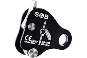 Azarxis 35 kN 50 kN Climbing Rescue Figure 8 Descender Large Bent-Ear Rigging Plate Heavy Duty & High Strength Rappel Device Equipment for Rappelling Belaying Tree Climbing Aerial Silks Rigging