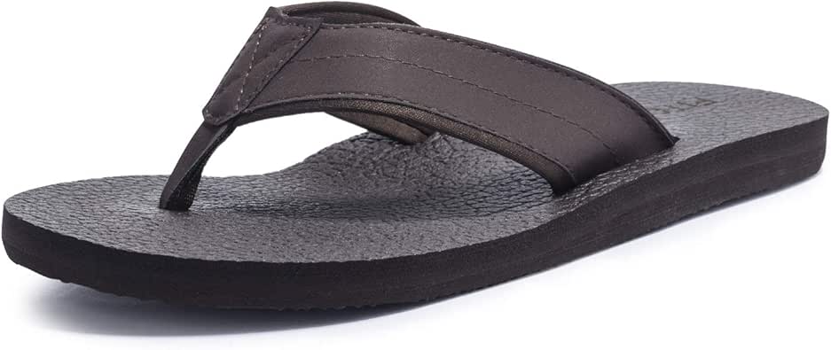 Amazon.com | FITORY Mens Flip Flops Soft Yoga Mat Thong Sandals Lightweight Slippers for Outdoor 