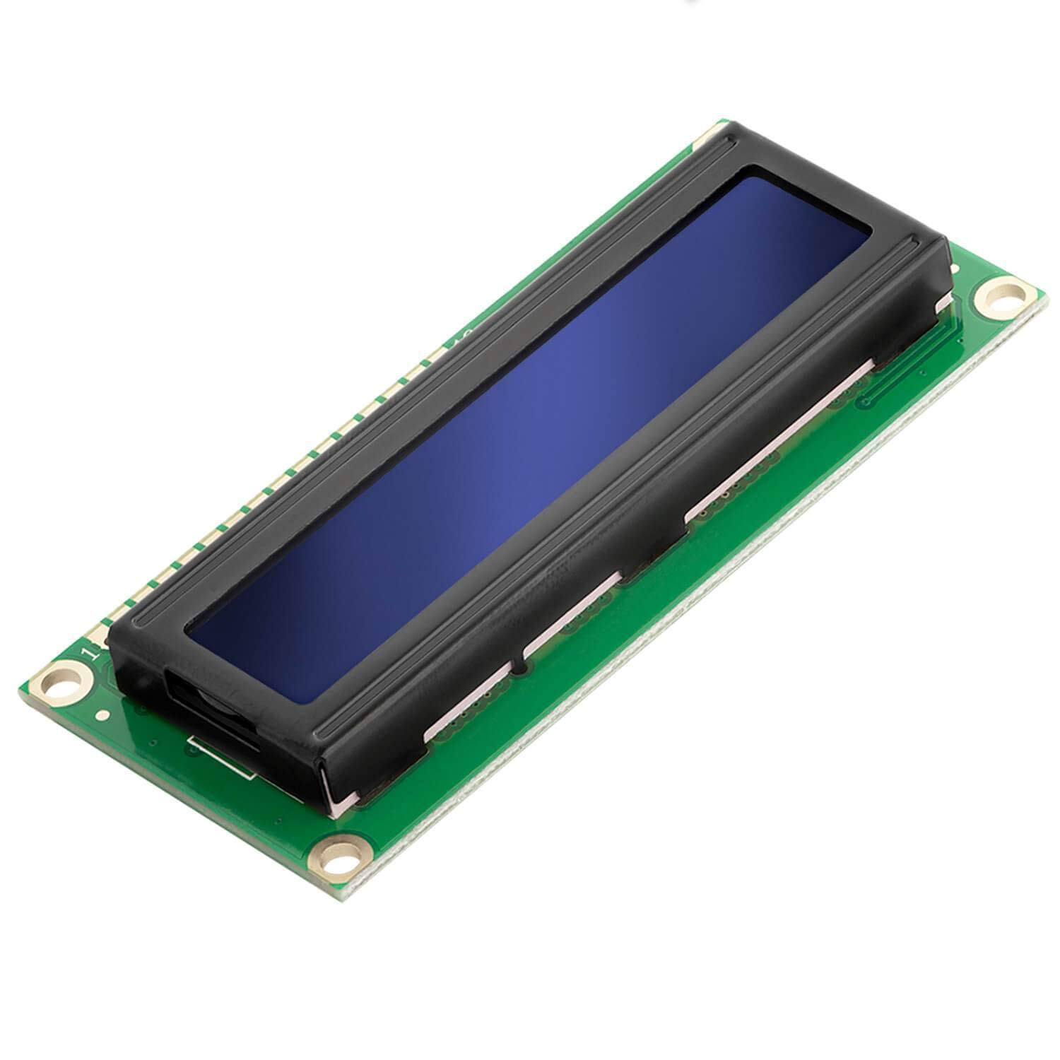 AZDelivery Compatible with HD44780 1602 16x2 Serial LCD White Character Blue Backlight Display Board 3.3V 5V Compatible with Arduino and Raspberry Pi Including E-book!