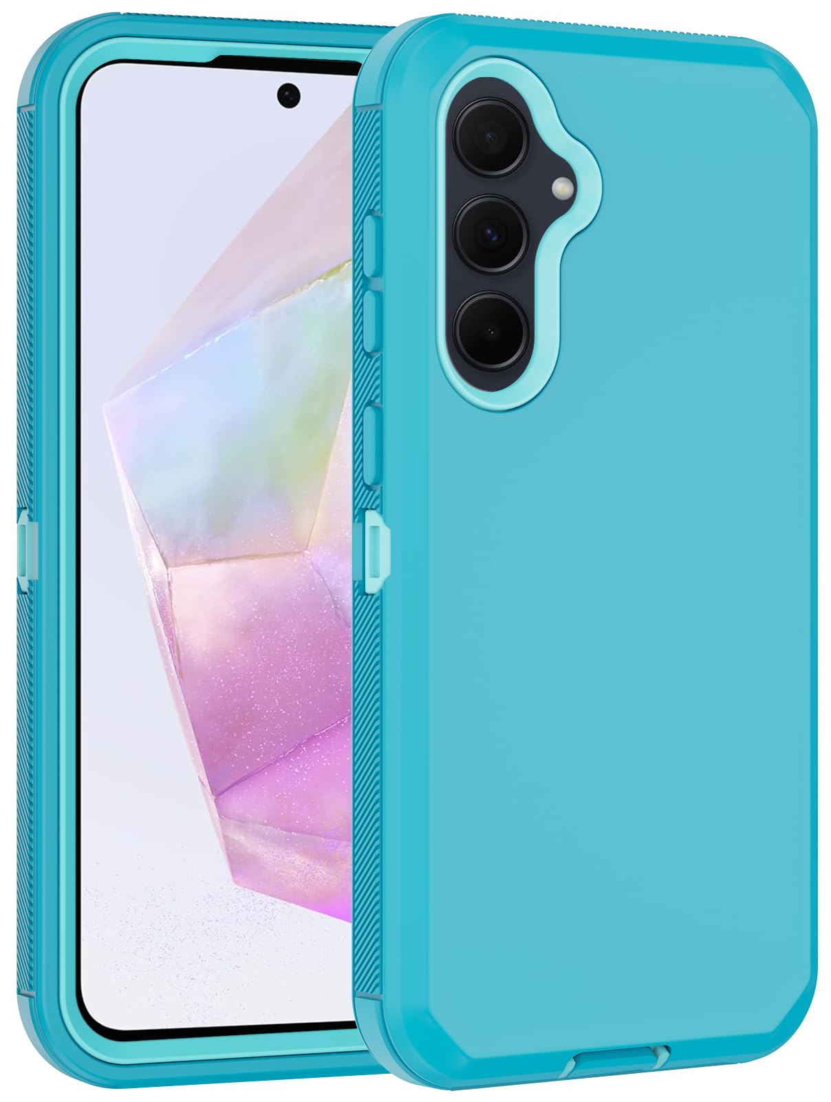 Aimoll-88 for Samsung Galaxy A35 5G Case, with Built in Screen Protector Heavy Duty Drop Protection, Full Body Rugged Shockproof Dust Proof Protective Phone Cover for Samsung Galaxy A35 5G (Mint)