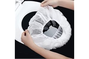 20pcs Disposable Toilet Seat Cover Thickened Travel Hotel WC Cushion Non-Woven Individual Packaging Single-use Convenient Awa