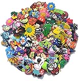 20pcs Random PVC Different Jibbitz Shoe Charms for croc Shoes Bands & Bracelet Wristband