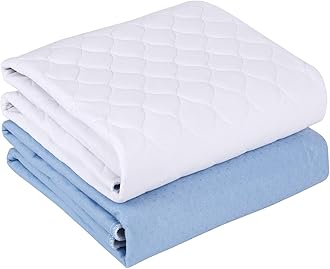 Bed Pads for Incontinence Washable,34"X52" (2 Pack), Non-Slip Incontinence Bed Pad,Waterproof Mattress Pad for Women,Aldults,Kids and Dog