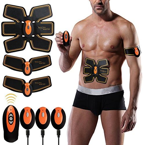 EGEYI Abdominal Muscle, ABS Trainer Body Toning Fitness Toning Belt ABS Fit Weight Muscle Toner Workout Machine Men & Women