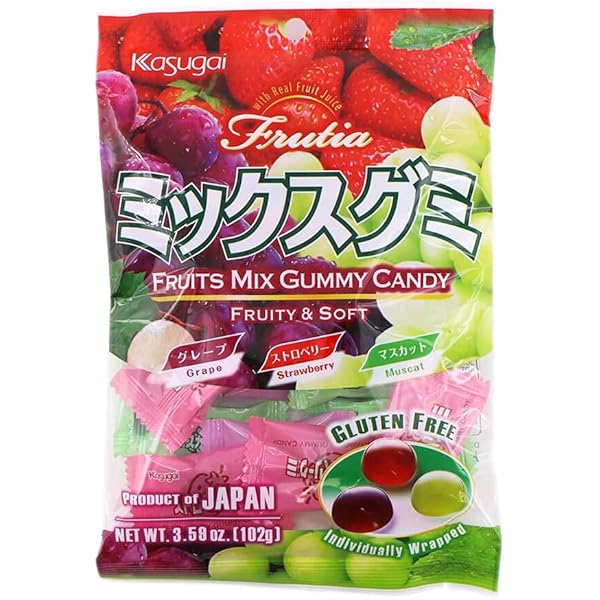 Amazon.com : Kasugai Mix Gummy Candy 3.59oz (3 Pack) : Grocery