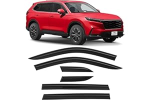 Voron Glass Tape-on Extra Durable Rain Guards for Honda CR-V (CRV) 2023-2026, Window Deflectors, Vent Window Visors, 6 Pieces