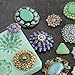 KALAIEN 3D Brooch Cake Jewelry Gemstone Cupcake Decorating Mold Chocolate Mould