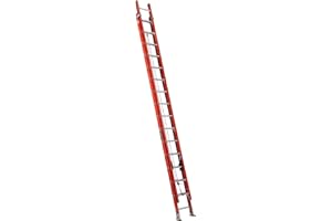 Louisville Ladder FE3232 32-Foot Fiberglass Extension Ladder, 300 Pound Capacity
