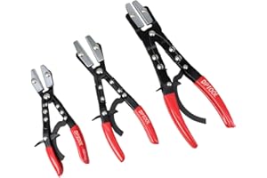 DPTOOL 3pcs Hose Pinch Off Pliers Set, 8inch 10inch 12inch Hose Pinch Pliers Set, Hose Clamping Pinch Off Locking Plier for A