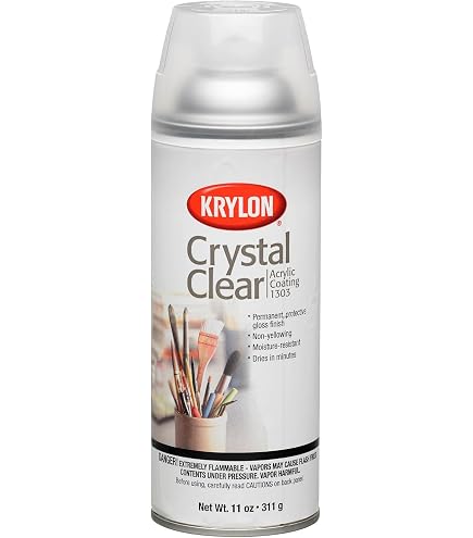 Amazon.com: Krylon 1303 Crystal Clear Acrylic Coating, Artist