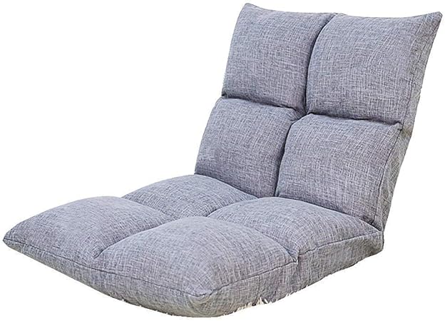 Stuhl Klappbarer gepolsterter Bodenstuhl Liegestuhl 6-Fach