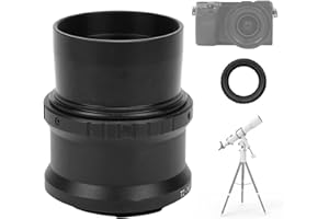 Lens Adapter Ring, 2in Telescope T - E Mount Tube Ring Adapter for E Mount Mirrorless Camera, M42x0.75 Interface, for 2in Ast