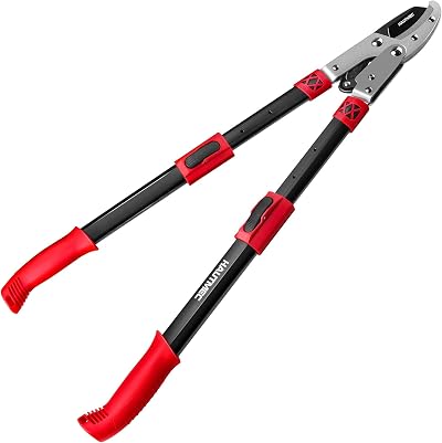 HAUTMEC 27-37'' Extendable Anvil Loppers, 2 Inch Cut Capacity