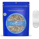Capsuline Size 3 - Clear Empty Vegan Capsules - 1000 Count - Empty Veggie Pill Capsules - DIY Vegetable Capsule filling - Emp