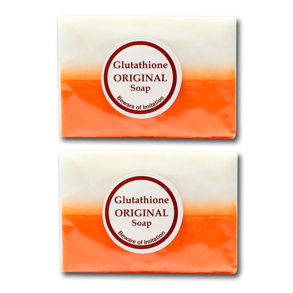2 Bars Kojic Acid and Glutathione Dual Whitening / Bleaching Soap - 4 Ounces Per Bar