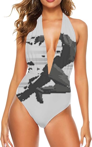 man in womens swimsuit