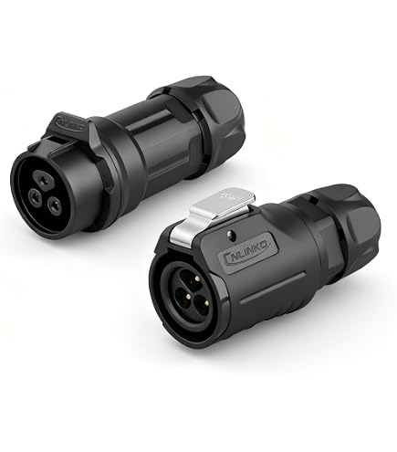 Connecteur Industriel Étanche IP68 E-WeiChat EW-LP16 - M16 3 Broches Prise à Filetage