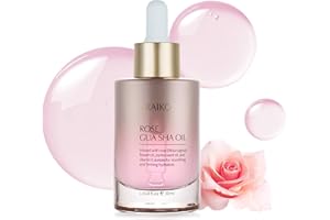 VRAIKO Gua Sha Face Oil Serum | Rosa Rugosa Flower & Jojoba Seed Oil Product | Detox, Plump, Anti-Oxidant, Soothing | Nourish