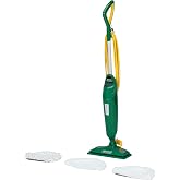 Bissell Commercial-BGST1566 Steam Mop Power Steamer, 12.5" wide, comes with Two soft pads for every day and one scrubby pad for heavy messes,Green