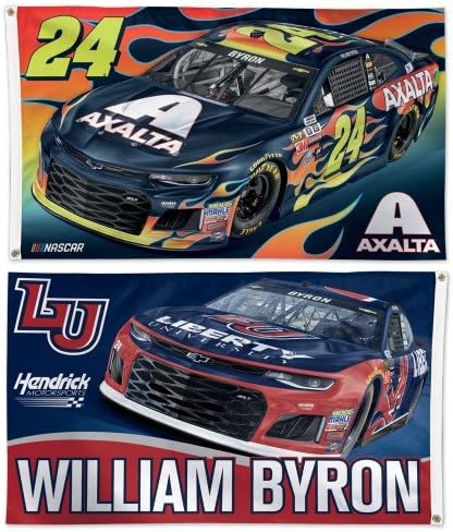 Heartland Flags William Byron 3x5 Flag #24 Axalta NASCAR Race Car 2018 Banner
