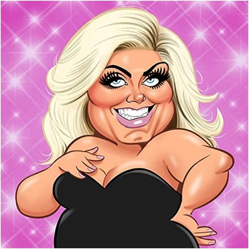 Really Wild Cards Gemma Collins Birthday Greeting Sound Card Blank Inside RWSN031
