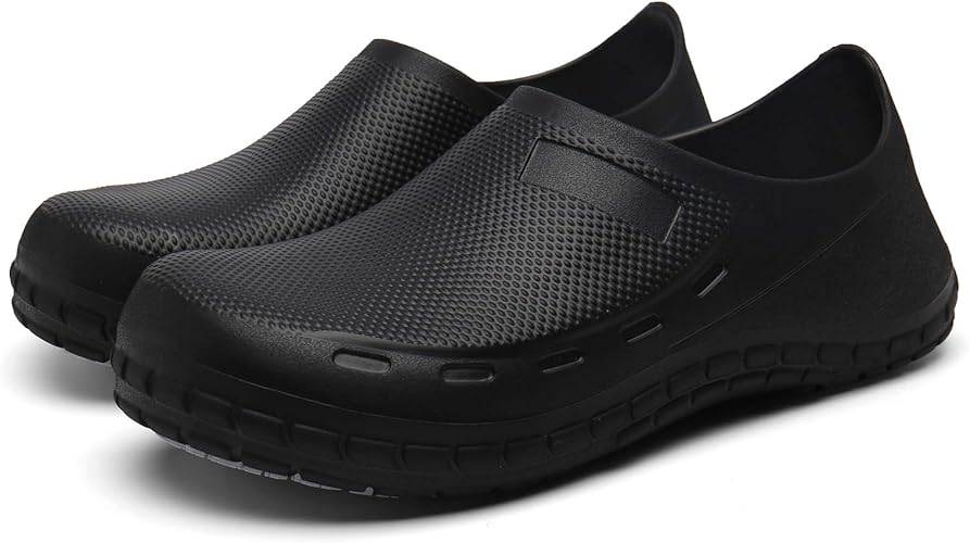 Amazon Jswei コックシューズ 厨房用シューズ ゴム底 耐油 防水 滑り止め 作業靴 耐摩耗性 通気性抜群 春秋用 キッチンや庭などに適用 Jswei シューズ バッグ