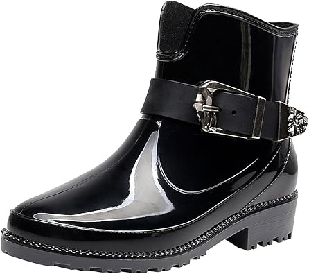 ankle high rain boots