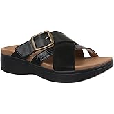 Vionic Starla Women's Orthotic Slide Sandal - Adjustable Buckle Comfort Platform