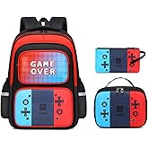 ACEIOT Kids Backpack For Boys, Gamer Boys Backpack with Lunch Box and Pencil Case For Children Teens Elementary Middle School, Mochilas Escolares Para Niños