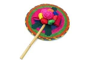 Leos Imports Mexican Straw fan