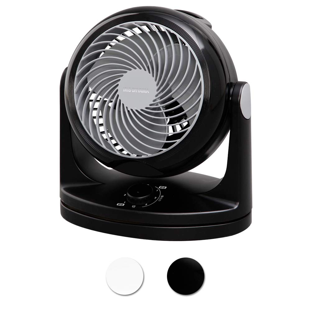 アイリスオーヤマ サーキュレーター 静音 左右首振り 14畳 パワフル送風 ブラック PCF-HD18-B商品画像