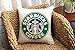 E-sunshine Cotton Blend Linen Square Throw Pillow Cover Decorative Cushion Case Pillow Case 18 X 18 Inches / 45 X 45 cm, Starbucks Coffee (green)