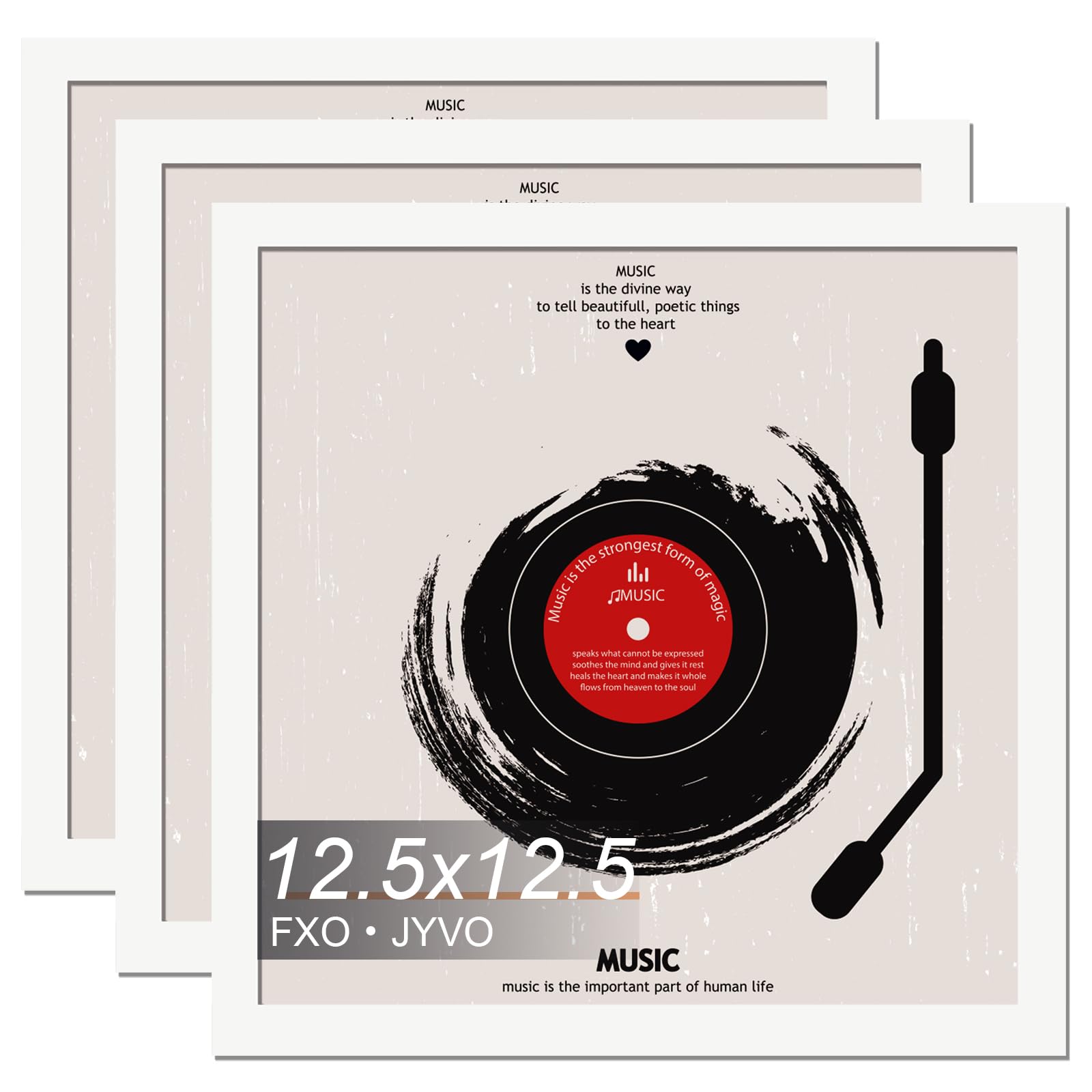Fxojyvo Vinyl Record Frame for the Wall Display