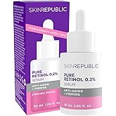 Skin Republic Retinol 0.2% Serum. Noticeable Results After One Week. 30ml Bottle. Made in Europe.