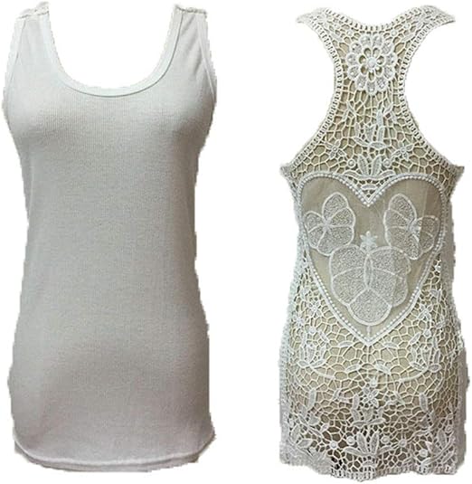 crochet back tank top