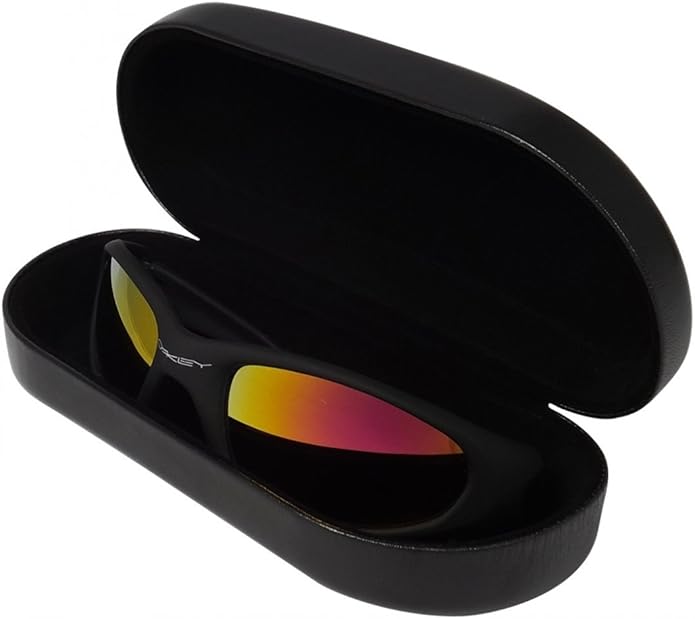 Sunglass Case Hard Metal Core Flip Top Eyeglass Storage
