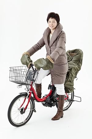 Amazon 自転車 ハンドルカバー マフ 防寒 チャイルドシートにつける